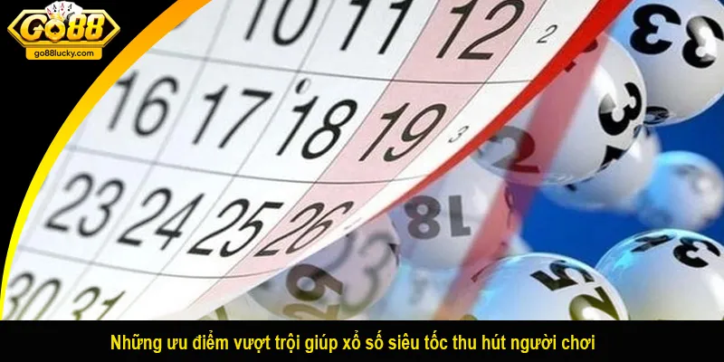 Những ưu điểm vượt trội giúp xổ số siêu tốc thu hút người chơi
